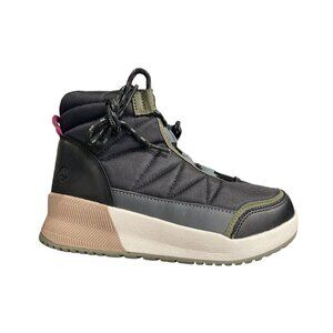 Lands End TRANSITIONAL INSULATED SNOW BOOT black and olive size 10